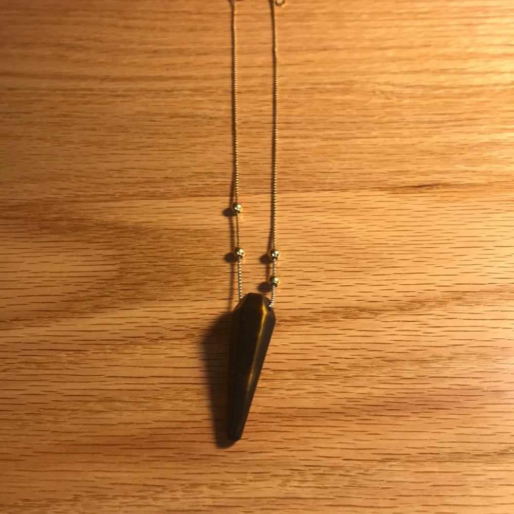 Alex and ani tigers eye necklace